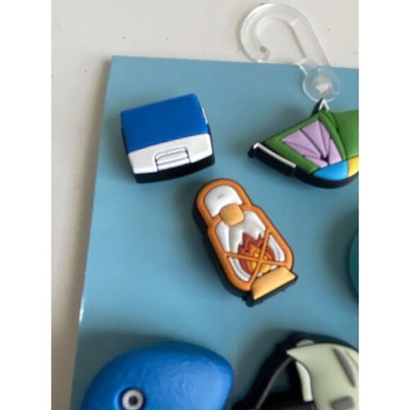 10 Pack Crocs Jibbitz Outsider Van Camp Life NEW - Picture 2 of 7